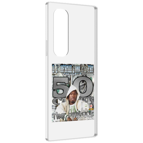 Чехол MyPads 50 Cent - The Payback для Samsung Galaxy Z Fold 4 (SM-F936) задняя-панель-накладка-бампер