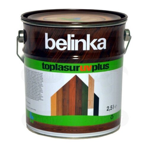 Belinka пропитка Toplasur UV Plus, 2.5 л, бесцветный лазурь belinka toplasur 1 л 17 тик