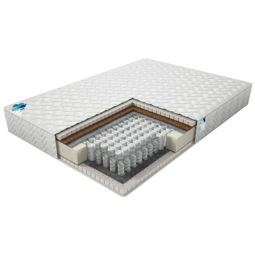 фото Матрас dimax твин медиум софт, 100x200 см, пружинный, белый