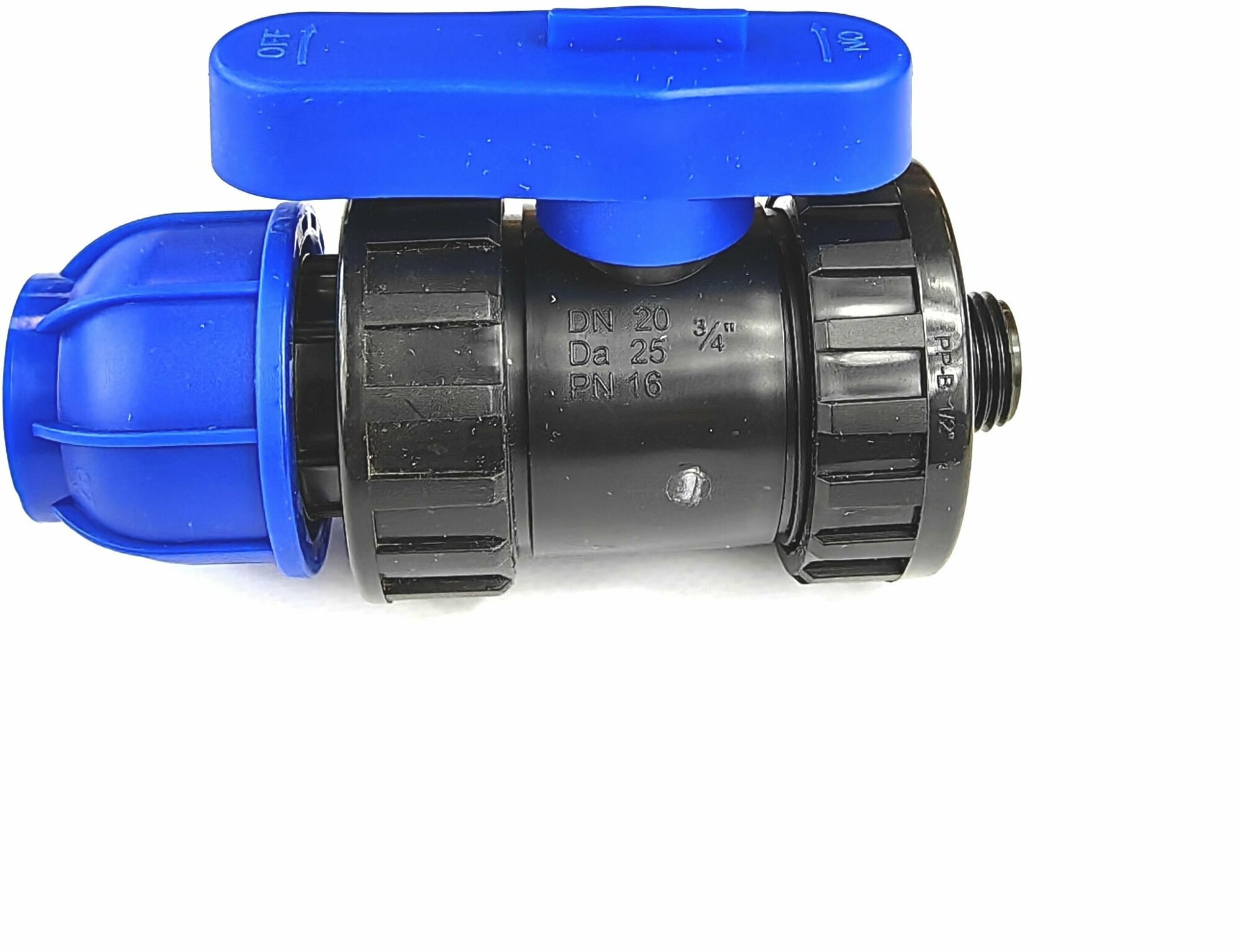 Кран BOUTTE ПНД 25 - 1/2"НР - 12 шт.