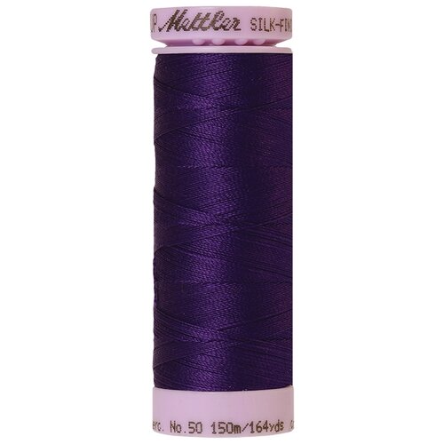 нить для машинного квилтинга silk finish cotton 60 200 м 100% хлопок 0046 deep purple 9240 0046 Нить для машинного квилтинга SILK-FINISH COTTON 50, 150 м 100% хлопок 0046 Deep Purple ( 9105-0046 )