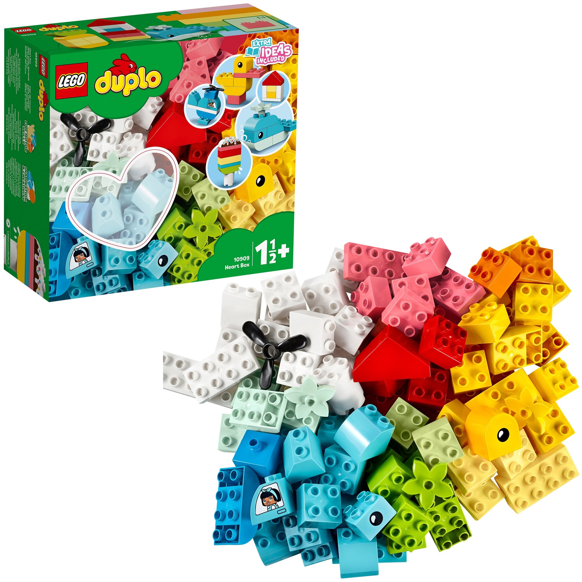 Конструктор LEGO DUPLO Classic 10909 Шкатулка-сердечко — фото 1