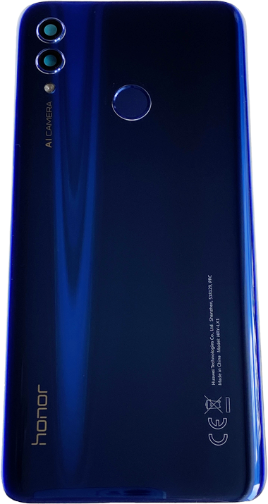 Задняя крышка для Huawei Honor 10 Lite (HRY-LX1, Original) со сканером отпечатков Синий (Sapphire Blue)
