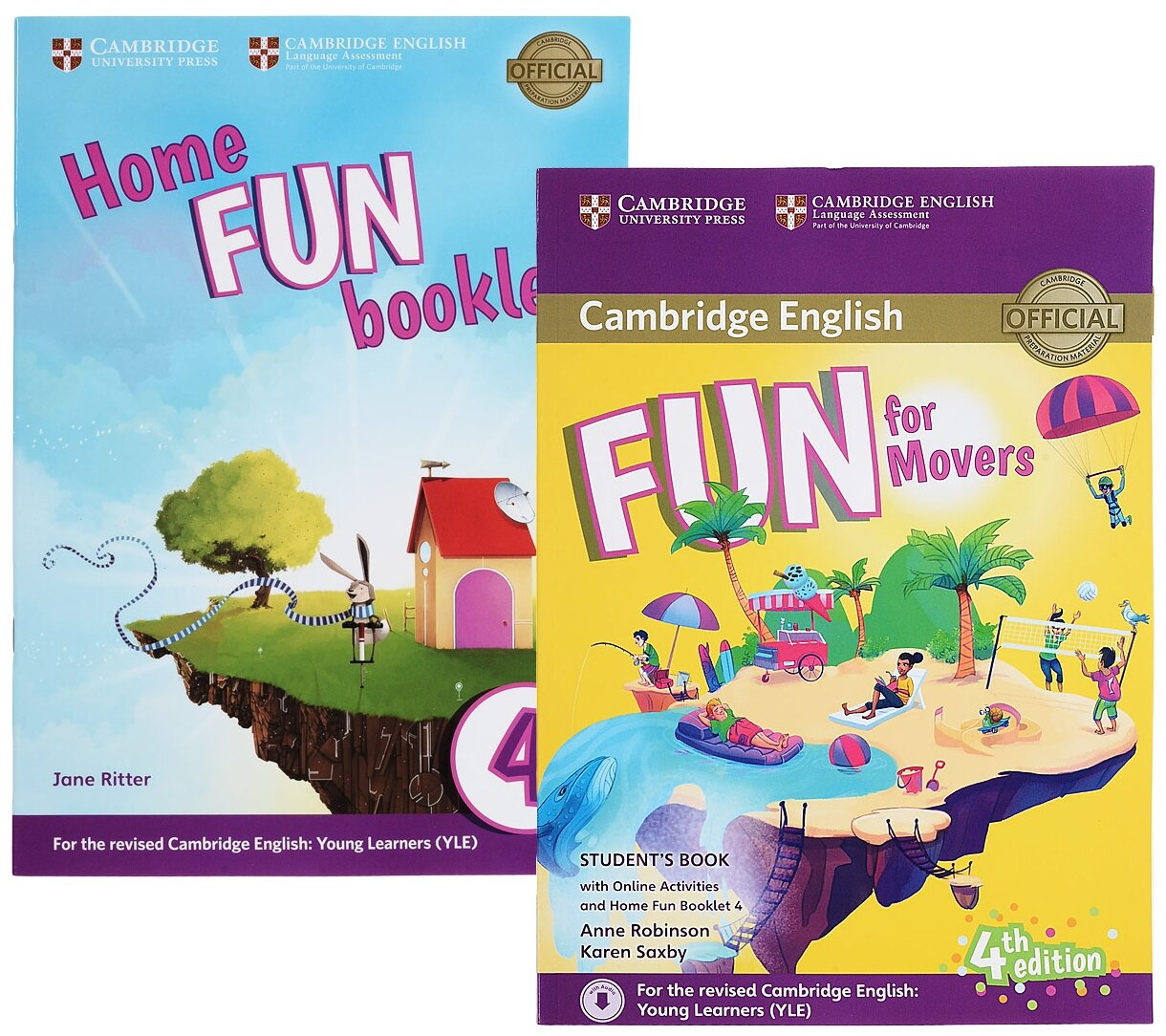 Robinson A. Saxby K. Ritter J. "Fun for Movers 4th Edition Student's Book with Online Activities with Audio and Home Fun Booklet 4"