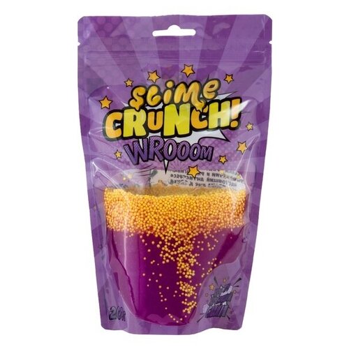 Игрушка-антистресс SLIME Crunch Wroom аромат фейхоа (S130-27), фиолетовый