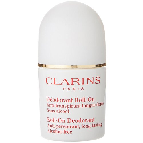 Clarins Дезодорант-антиперспирант alcohol-free, ролик, тубус, 50 мл, 100 г, 1 шт. шариковый дезодорант богатый магнием time to energize roll on mineral deodorant men 50мл