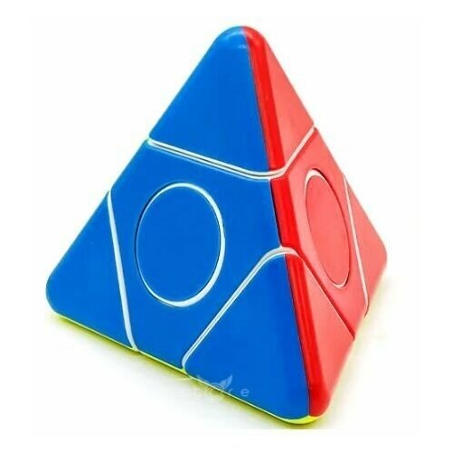 Пирамидка рубика YuXin 2x2 Pyraminx Duo Цветной пластик пирамидка для спидкубинга yj pyraminx ruilong цветной пластик