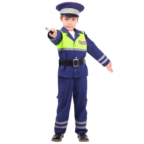 фото Детский костюм 'инспектор дпс', размер 116 см. пуговка