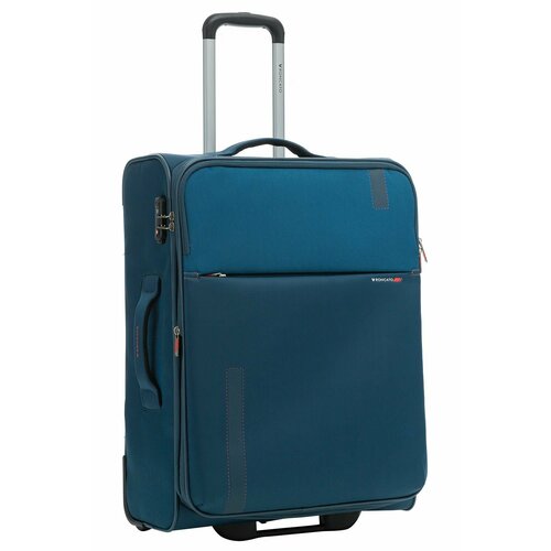 Чемодан RONCATO, 74 л, размер M, синий чемодан 74 л размер m синий