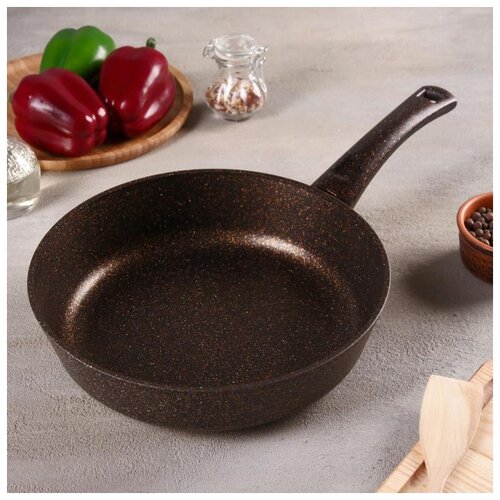 фото Сковорода 26 см титан & гранит (бронза), индукционное дно, ап 5434927 маруся