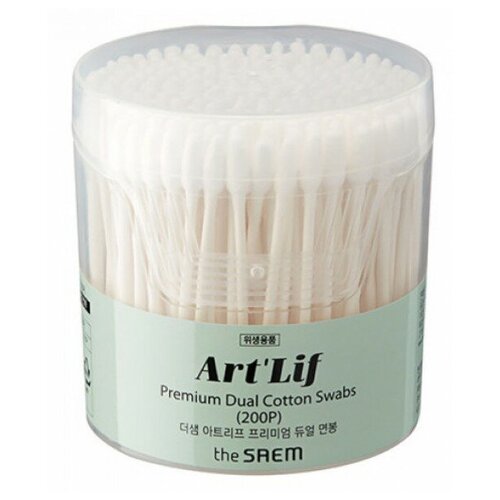 Палочки ватные The Saem Art'lif Premium Dual Cotton Swabs