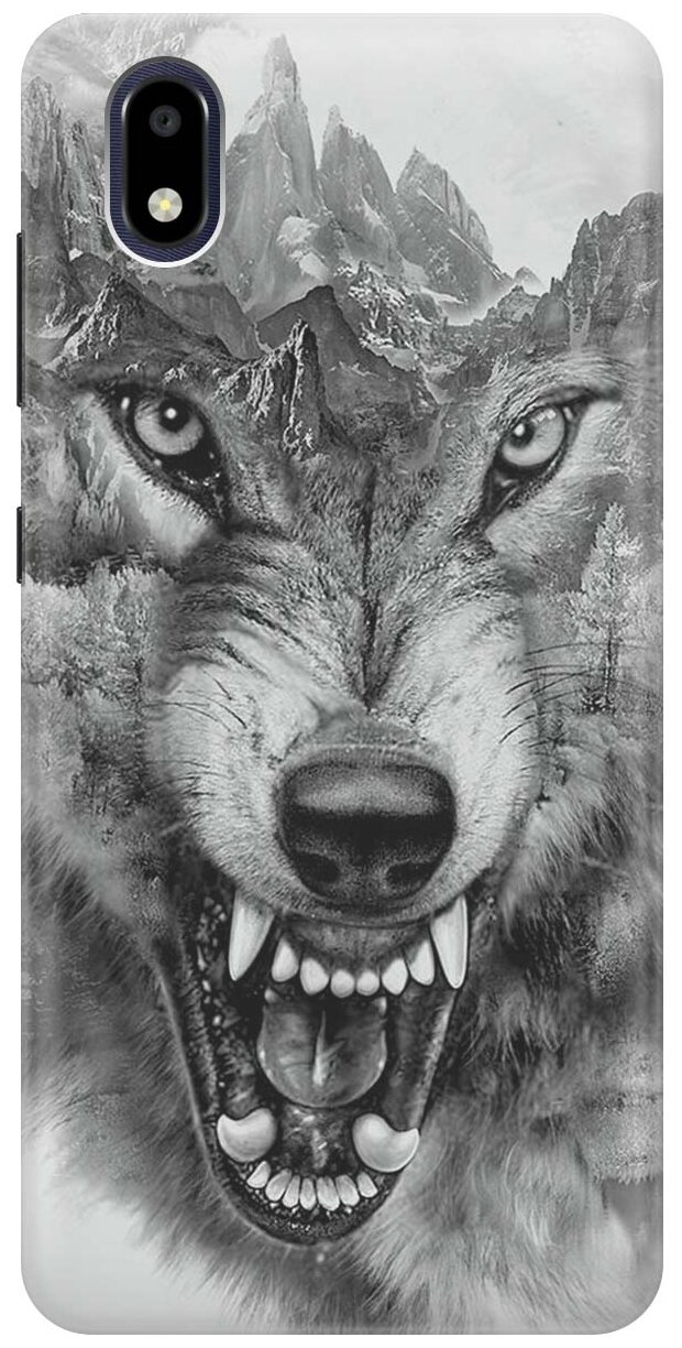RE: PA Чехол - накладка ArtColor для ZTE Blade A3 2020 с принтом "Волк в горах"