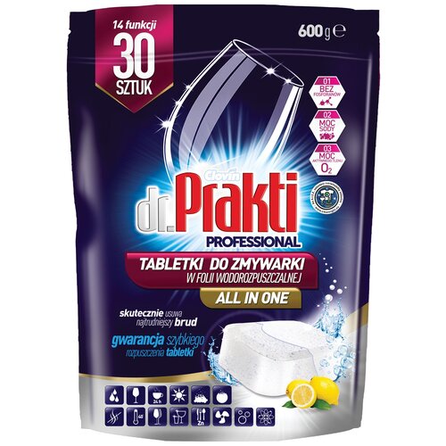 Таблетки для посудомоечной машины Dr.Prakti Professional таблетки, 30 шт., 0.6 кг
