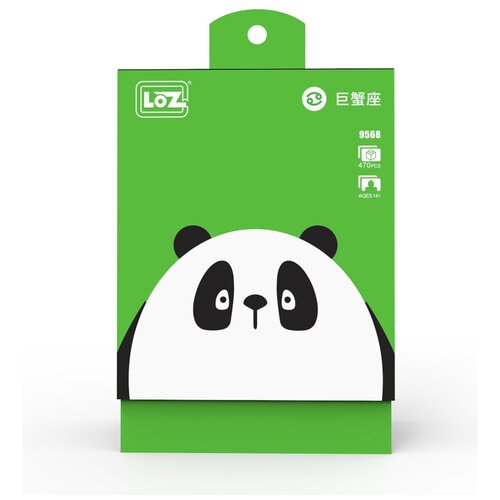 Конструктор LOZ Зодиак Рак Панда 470 деталей NO. 9568 Cancer Panda Zodiac Sign Series