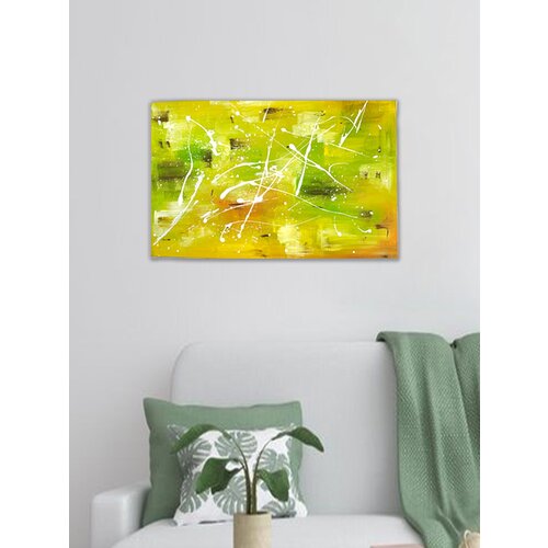 Авторская картина для интерьера, абстракция, ручной работы, 30х50 см на холсте