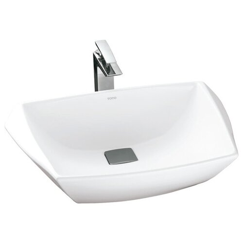 Раковина 60.5 см TOTO Jewelhex LW681B сиденье с плавным закрыванием toto jewelhex tc375cvkr w