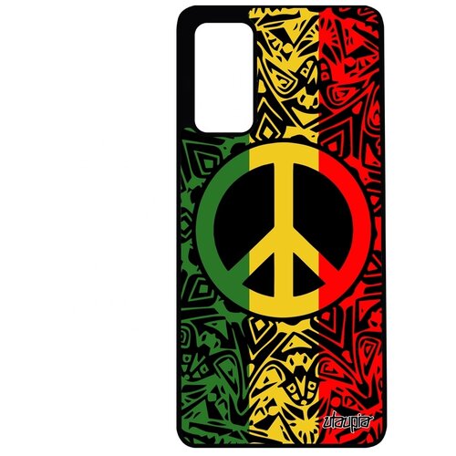 фото Чехол на смартфон samsung galaxy s20fe, "peace and love" пацифизм рисунок utaupia