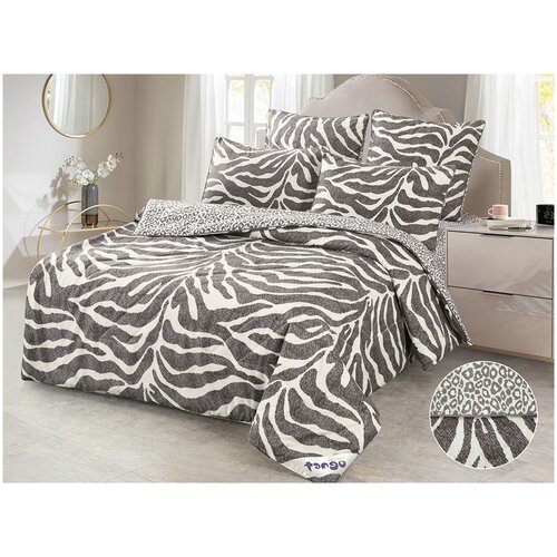фото Комплект постельного белья с одеялом de verano y500-10 код1177 tango