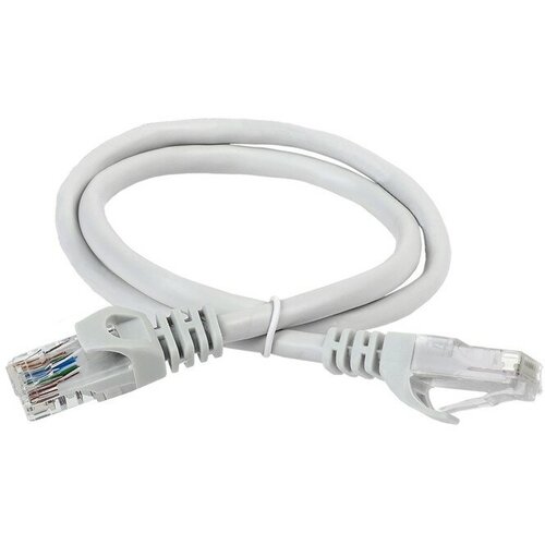 Патч-корд Гарнизон PC-UTP-5e-1.5, UTP 5е кат, RJ-45(m)-RJ-45(m), 1.5 м, серый