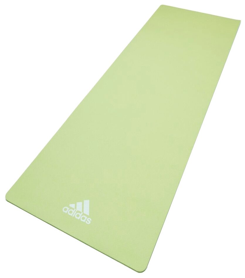 ADYG-10100GN Коврик (мат) для йоги Adidas, цвет Зеленый, Арт. ADYG-10100GN