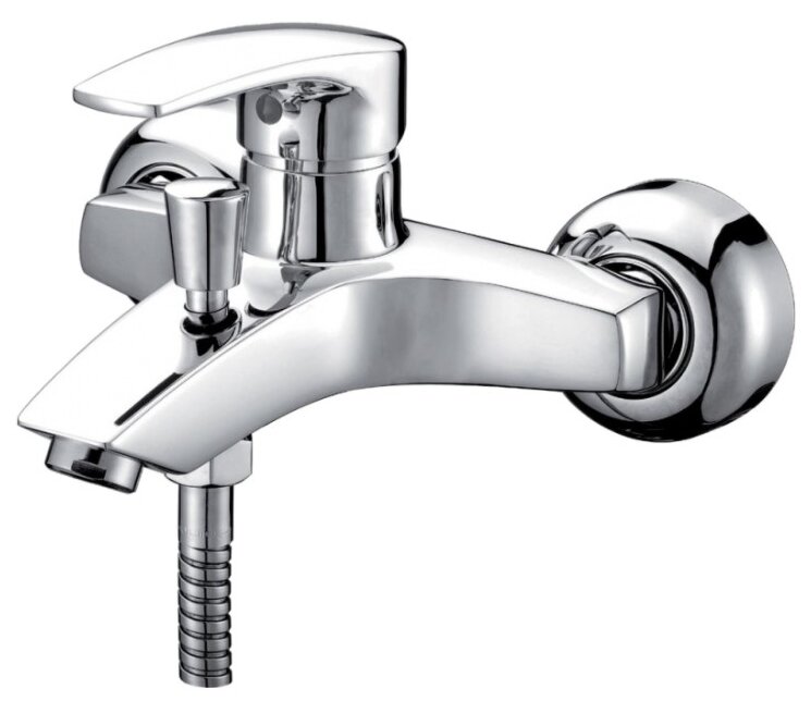 Смеситель для ванны с подключением душа Elghansa Monica 2322319 сере6ристый