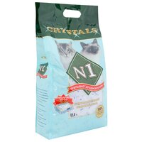 №1 Crystals Силикагелевый наполнитель для кошек, 12.5л