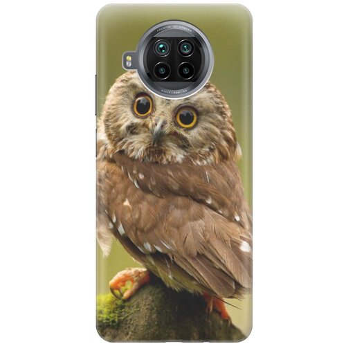 фото Cиликоновый чехол на xiaomi mi 10t lite / сяоми ми 10т лайт с принтом "сова на дереве" gosso