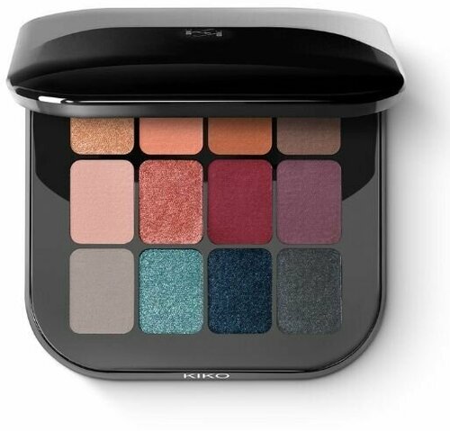 KIKO MILANO Палетка теней для век Cult Colours Eyeshadow Palette (01 Matte Revolution)