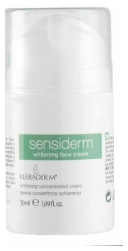 Крем Провитамин В5 200ml / Сream Sensiderm Whitening face Kleraderm