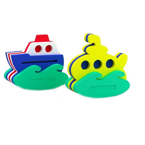 Игрушка для ванной El'Basco Кораблик и Подводная лодка (03-004), голубой
