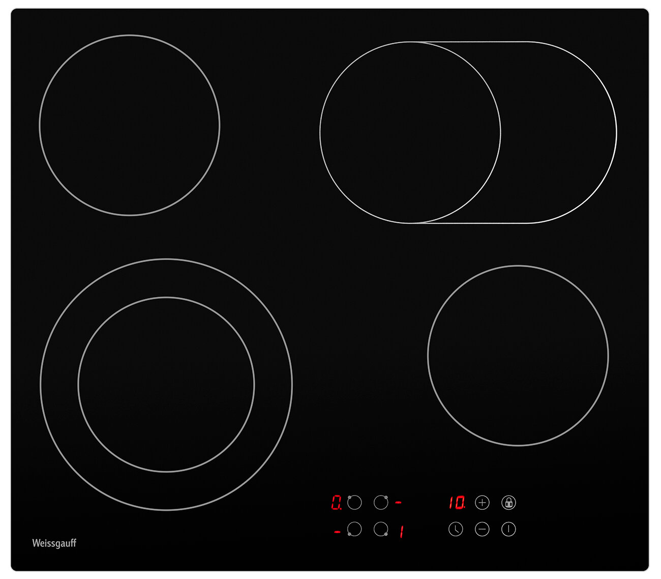 Варочная поверхность Weissgauff HV 642 BA черный (430965) - фото №7