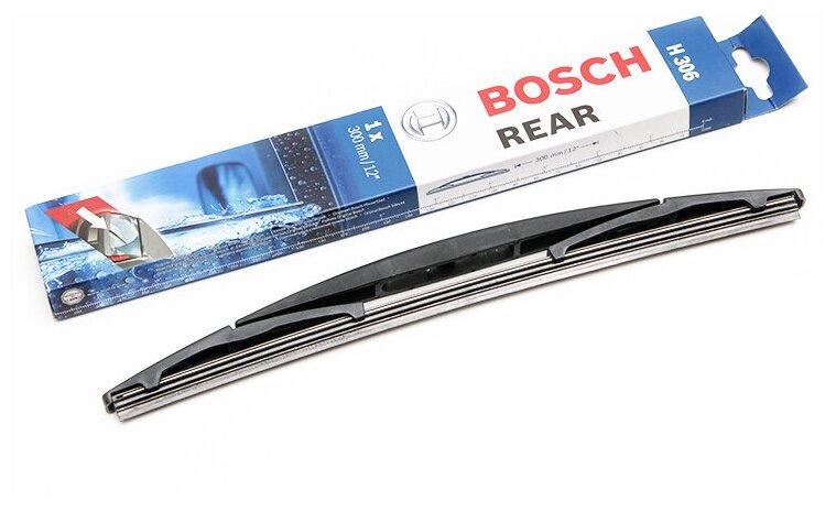 Щетка стеклоочистителя каркасная BOSCH Rear H306 300 мм, 1 шт.