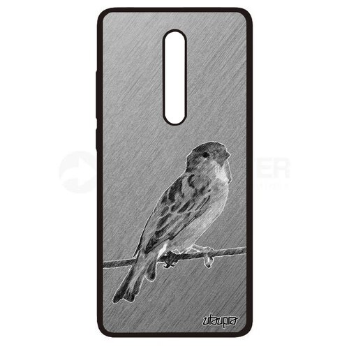 фото Чехол на телефон xiaomi redmi k20, "воробей" птичка воробушек utaupia