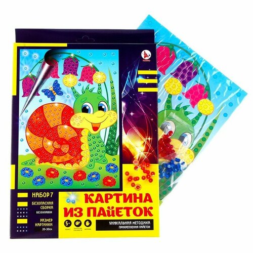 Картина из пайеток Улитка 313₽