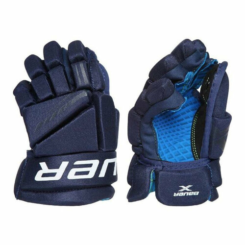 Перчатки хоккейные BAUER X S21 YTH 1058656 (8 / темно-синий) трусы хоккейные bauer s21 x yth m черные