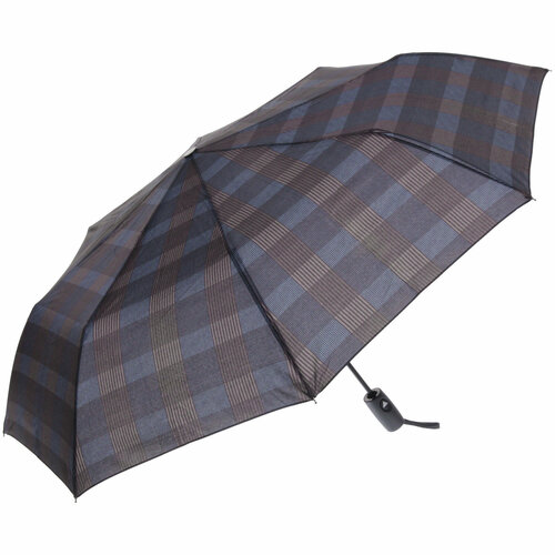 Мини-зонт Ultramarine, серый, коричневый