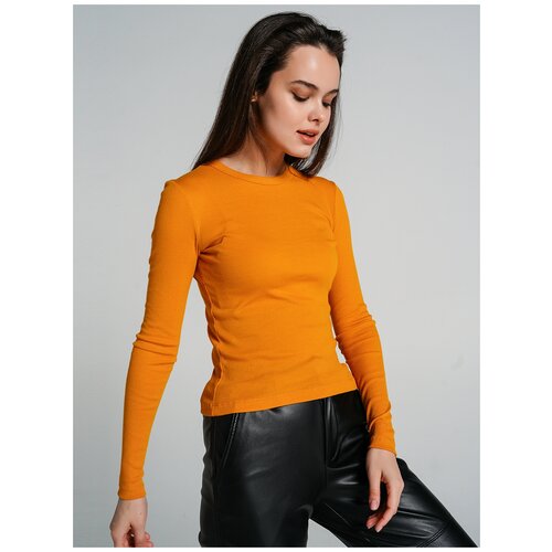 фото Футболка с длин.рукавом твое 65342 размер xl, темно-желтый, women