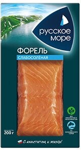 Форель слабосоленая филе-кусок "Русское море"