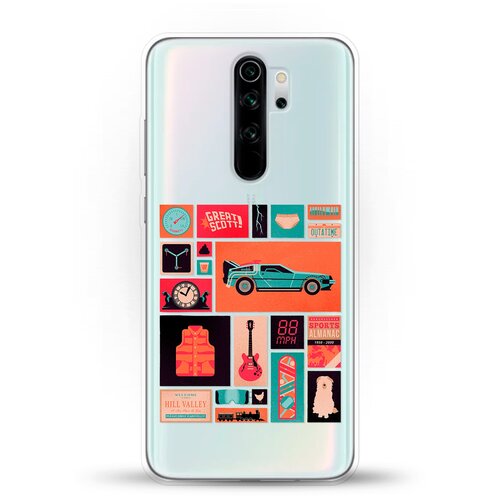 фото Силиконовый чехол back на xiaomi redmi note 8 pro andy & paul