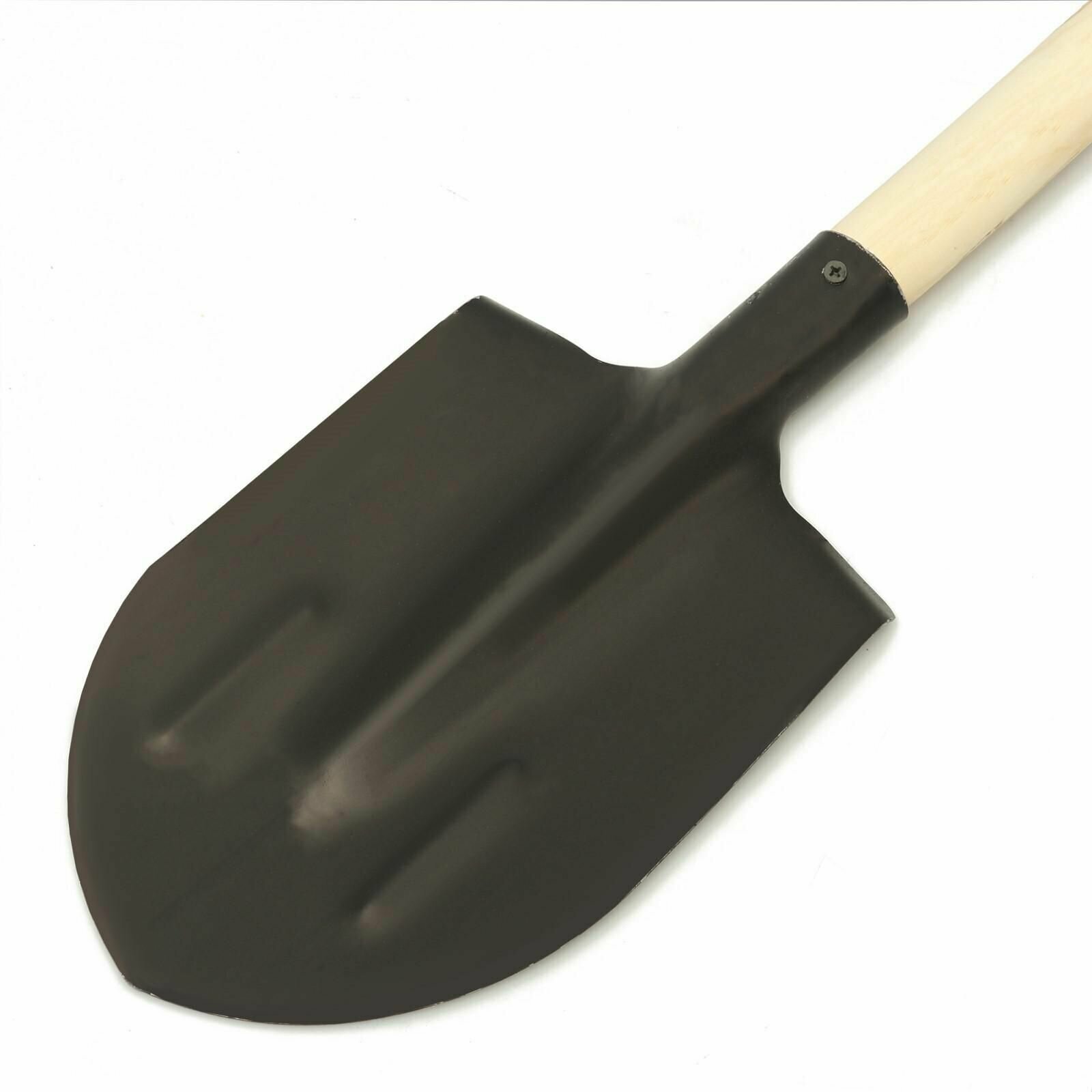 Лопата штыковая, прямоугольная, тулейка 40 мм, без черенка, цвет Микс - фотография № 2