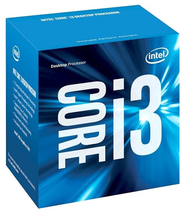 Процессор Intel Core i3-6100 LGA1151, 2 x 3700 МГц, OEM