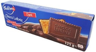 Печенье Bahlsen choco leibniz dark 125 г