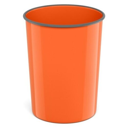 ErichKrause Корзина для бумаг и мусора 13.5 литров ErichKrause Caribbean Sunset, литая, оранжевая