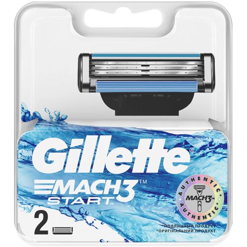 Сменные кассеты для бритья Gillette Mach3 Start, 8 шт.