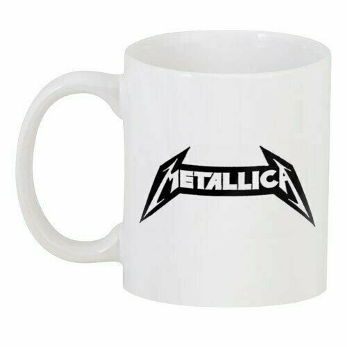 Кружка, пиала, чашка, стакан, супница металика, металлика, metallica, рок, rock.