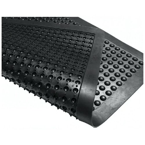 фото Коврик противоусталостный антистатический 600x900 мм, резина, высота 15мм, цвет чёрный safetystep