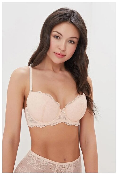 Бюстгальтер  Innamore Basic Lace, размер 5E (85E), бежевый