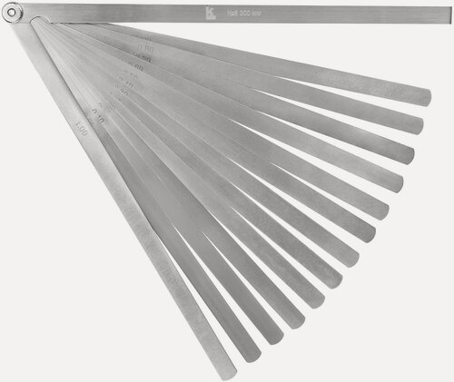 Изображение товара Набор щупов N5 300мм 0.05-1.0 (грси №79706-20) Калиброн (без поверки)