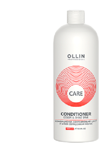 Ollin Care Color&Shine Save - Оллин Кэйр Кондиционер, сохраняющий цвет и блеск окрашенных волос, 1000 мл -