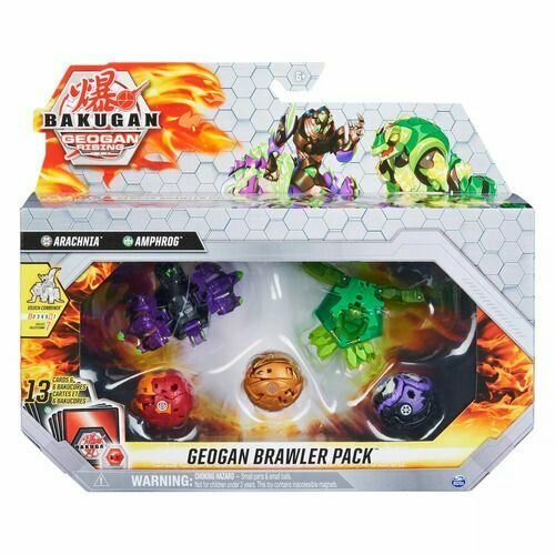 Набор Багуган-Геоган Bakugan Geogan Brawler Stardox Arachnia 5 фигурок